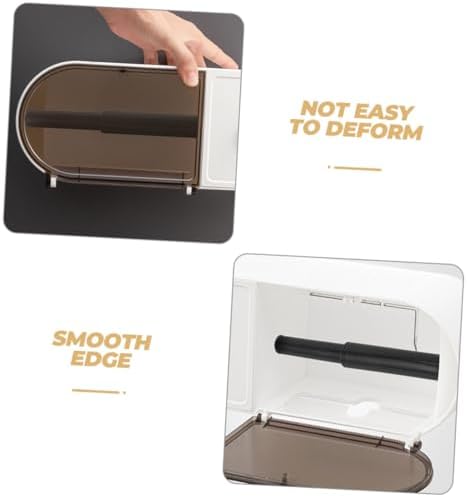 HOLIDYOYO Paper Holder Rod Replacement Plastic Toilet Paper Holder Spring Loaded Modern Design