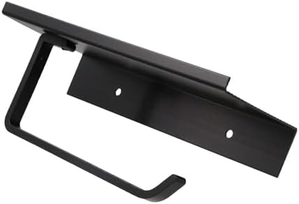 GUEDKIKL Aluminum Alloy Toilet Paper Holder with Phone Shelf