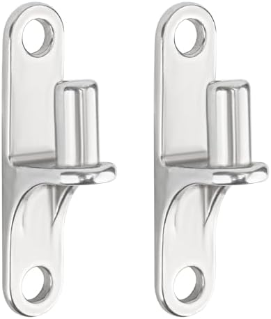 2pcs 304 Stainless Steel Gate Hinges for Fence and Barn Doors