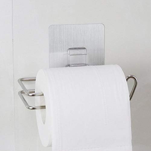 SmarTopus Toilet Paper Holder Self Adhesive Stainless Steel