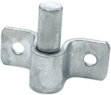 NIDAYE 2-Pack Wall Mount Gate Hinges Heavy Duty Galvanized Steel