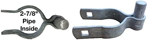 2-78 Chain Link Fence Gate Post Hinge 2 Pack