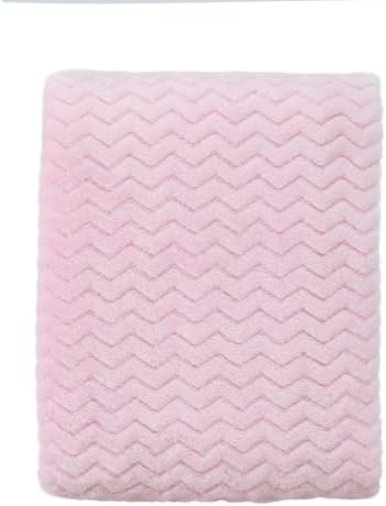 CREVENT 30X40 Soft Baby Blanket - Wave Baby Pink