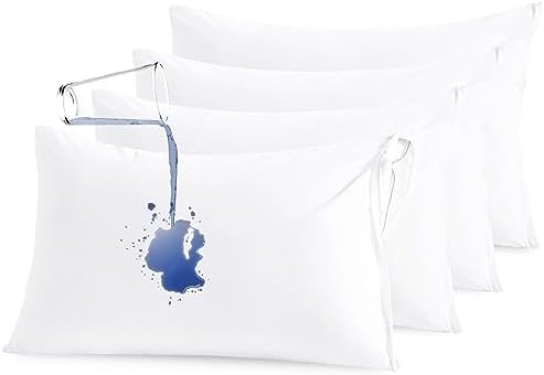 NTBAY 4 Pack Waterproof Toddler Pillow Protectors