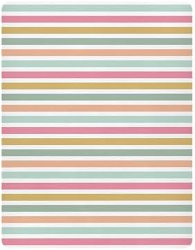 KICPOAY Multicoloured Crib Sheets Stretchy Playard Sheets for Baby Toddler