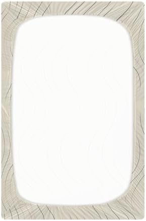 Wassud Monochromatic Stripe Crib Sheets for Boys Girls