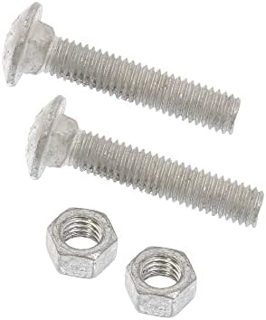 1 38 x 58 Black Female Gate Hinges Pack of 2