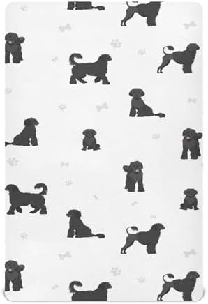 KICPOAY Fitted Crib Sheets for Baby Toddler Playard