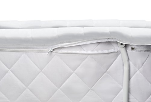 Badger Basket Wishes Rocking Bassinet Bedside Sleeper - White