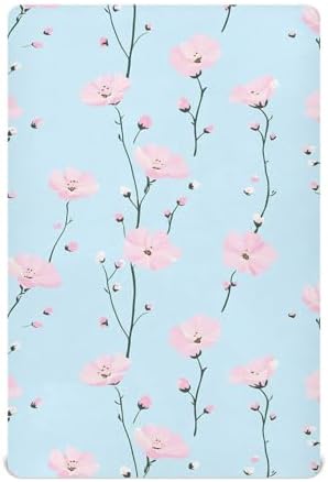 Wassud Fluffy Crib Sheets 27x39 Inch Pack and Play