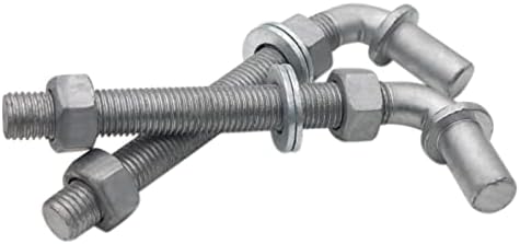2PCS Qlvily 8 J-Bolt Post Hinge with Nuts