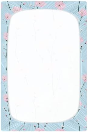 Wassud Fluffy Crib Sheets 27x39 Inch Pack and Play