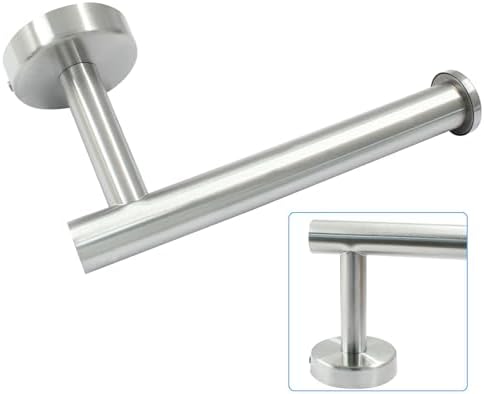 Verkelly Stainless Steel Wall Mount Toilet Paper Holder Silver