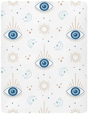 Magic Evil Eye Crib Sheets Pack N Play Set