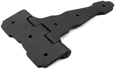 Renovators Supply Manufacturing Black T Strap Gate Hinges 4 5 in