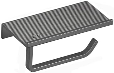 GUEDKIKL Aluminum Alloy Toilet Paper Holder with Phone Shelf