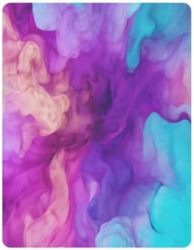 Wassud Abstract Tie-dye Crib Sheets Pack and Play Fitted 27x39 Inches