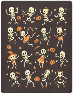 FUGIDOG Halloween Boo Crib Sheets Soft Breathable