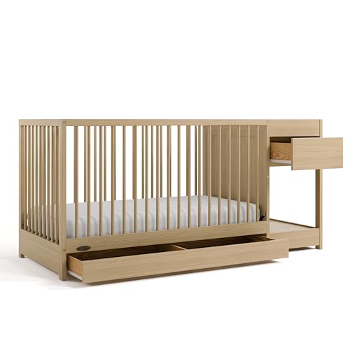 Graco Teddi 5-in-1 Convertible Crib and Changer