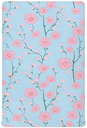 Wassud Fluffy Crib Sheets Pack and Play Set 27x39 Inch