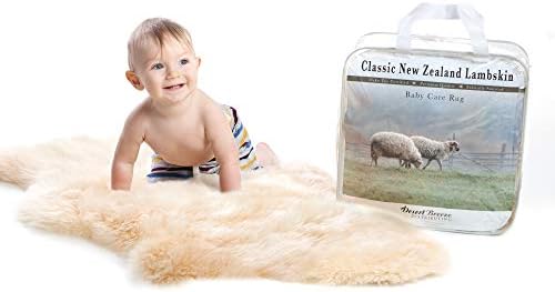 Real New Zealand Lambskin Baby Rug - 2x3 Feet