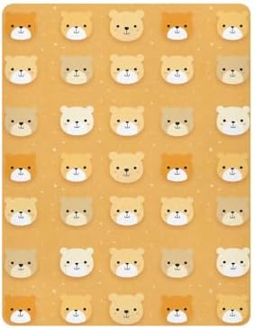 Wassud Cute Bear Crib Sheets for Boys Girls