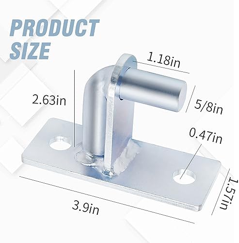 4Pcs Wall Mount Gate Hinges for Fences Barns Sheds