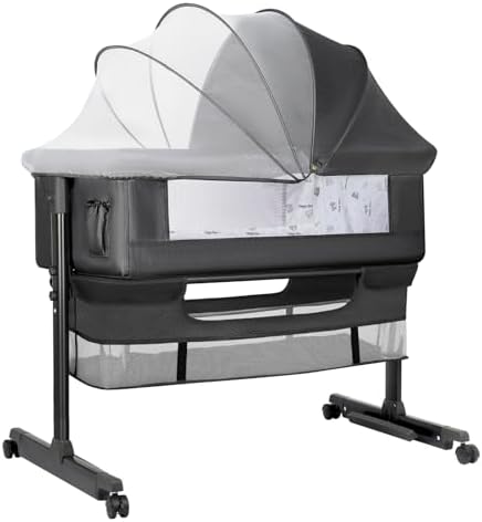 YADAQE Baby Bassinet Bedside Sleeper Portable Crib