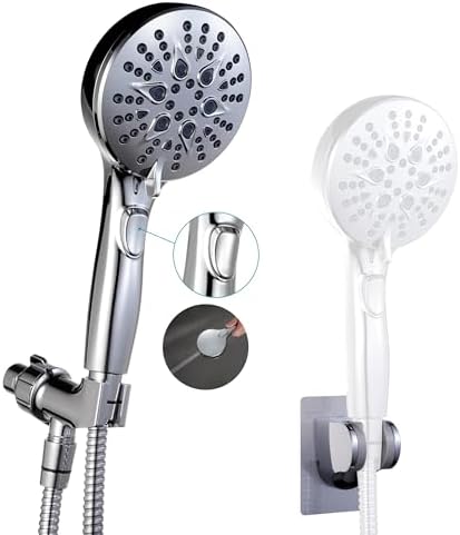 GwernKB Handheld Shower Head with 7 Settings and Power Wash