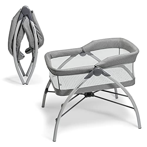 The First Years First Dreams Folding Baby Bassinet - White