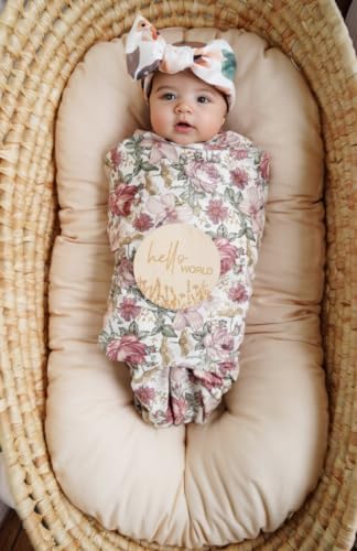 Little Jump Stretchy Jersey Knit Swaddle Blanket