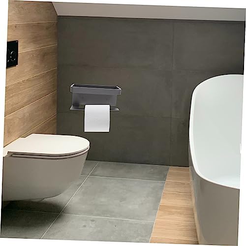 DIYEAH Wall-Mounted Toilet Paper Holder with Shelf