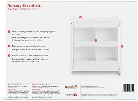 Munchkin Nursery Essentials Diaper Organizer 1