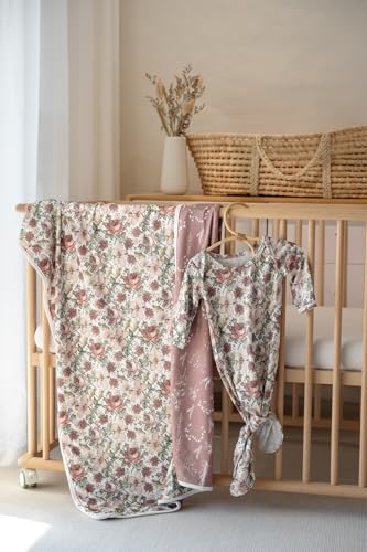 Little Jump Stretchy Jersey Knit Swaddle Blanket