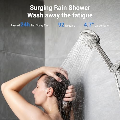 WATERLACE 8-Mode Handheld Shower Head with Power Wash
