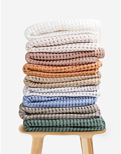 Konssy Waffle Baby Blanket - Soft Cozy Nursery Swaddle Blanket for Boys Girls