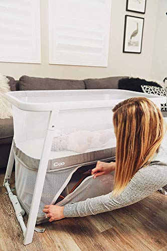 Joovy Coo Bassinet Portable with Storage and Rocking