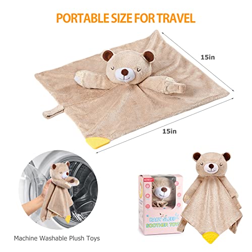 BEREST Heartbeat Bear Sleep Soother Blanket
