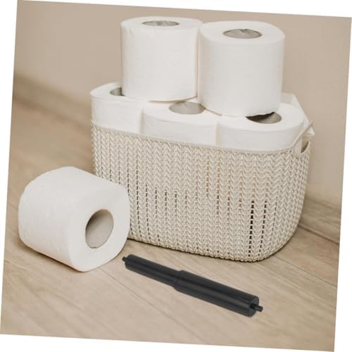 Sturdy Metal Toilet Paper Holder with Springloaded Rod
