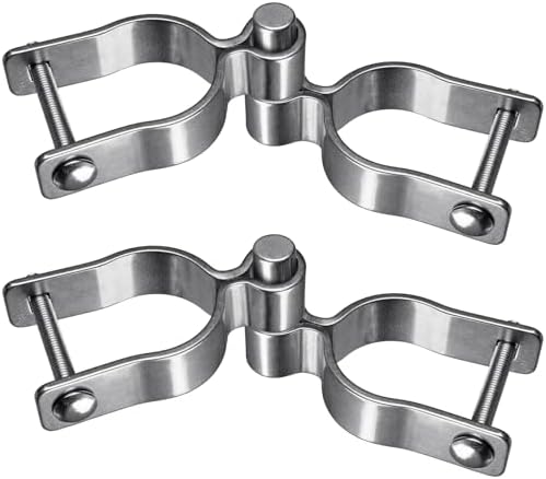 Insaga 2 Pack 1-38 Gate Hinge Kit with Bolts and Nuts