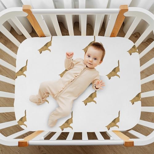 KICPOAY Fitted Crib Sheets with Elastic Band for Baby Toddler