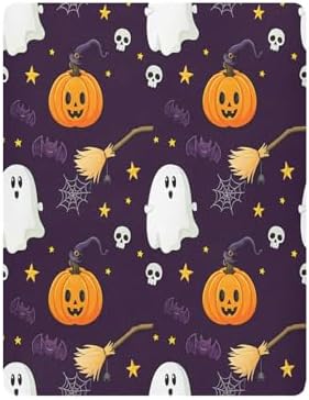FUGIDOG Halloween Boo Crib Sheet Set