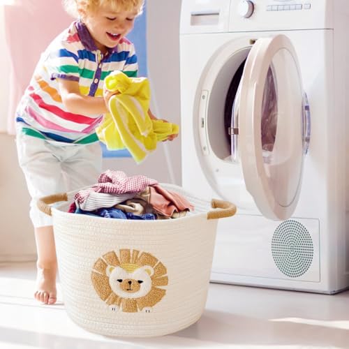 Tidelit Cute Toy Storage Basket with Lion Design
