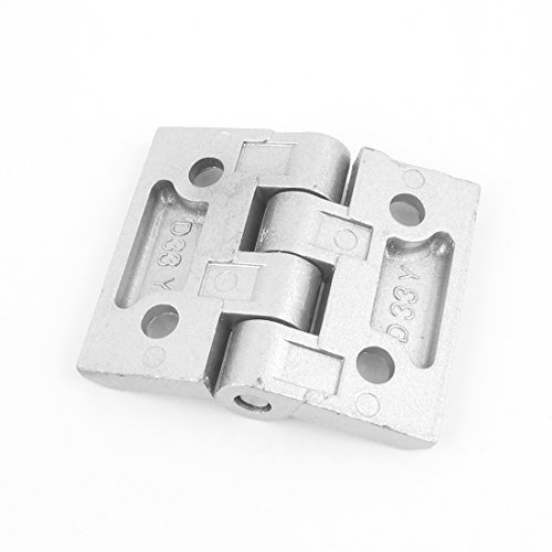 Uxcell 3pcs Aluminum Alloy Gate Door Butt Hinge Silver