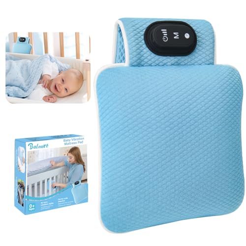Balnore Baby Vibrating Sleep Soother with 3 Modes and 90-Minute Timer