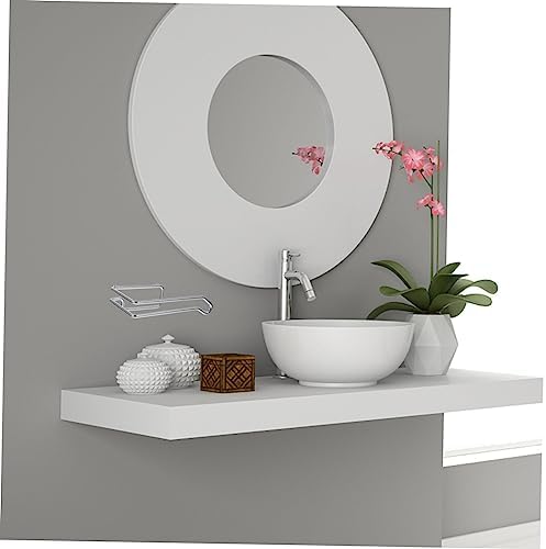 Balacoo Bathroom Paper Rack Carbon Steel Towel Holder Easy Install Modern Style