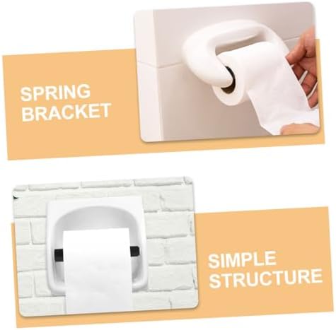 2pcs Spring Loaded Toilet Paper Holder for Bathroom Replacement