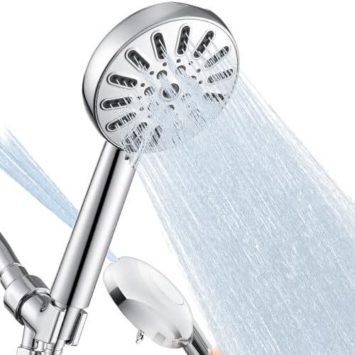 WATERLACE 8-Mode Handheld Shower Head with Power Wash