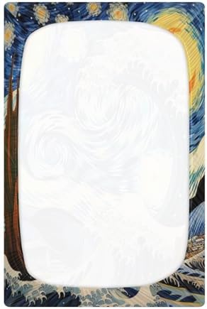 Starry Night Art Crib Sheets for Boys Girls