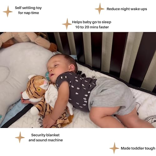 Love By Emi 4-in-1 Sound Machine Plush Tiger Blanket